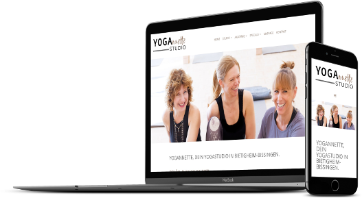 Webdesign yogastudio