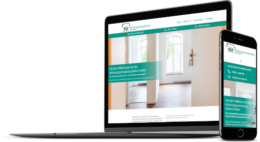 Webdesign Website Wohnungsverwaltung Immobilienverwaltung