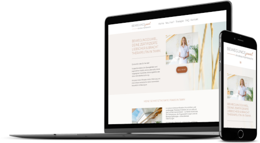 Webdesign Therapeut Schmerztherapie